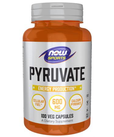 Now Foods Pyruvate 600 mg 100 Veg Capsules