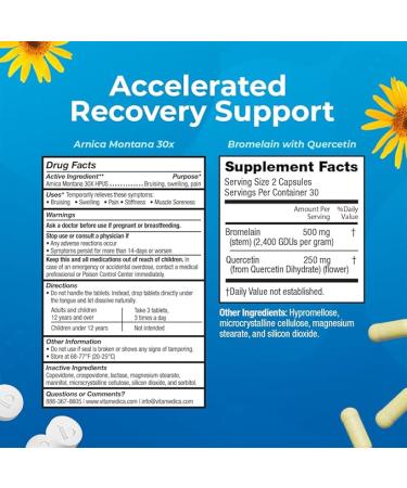 VitaMedica Arnica & Bromelain Bundle - 10 Day Supply - Buy Online on GoSupps.com