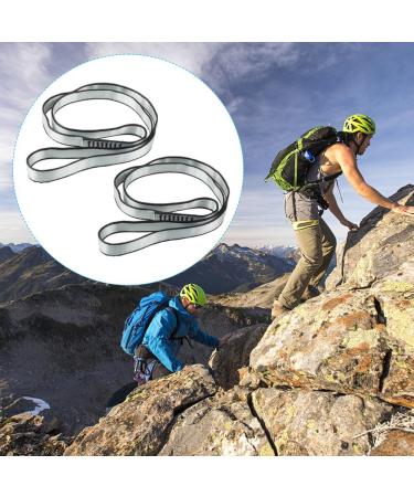 DAGORD 2-Piece 60 cm Polyester Climbing Sling - Durable Webbing for Climbing Swings Tree Work & Outdoor Activities (20 mm) - Buy Online on GoSupps.com