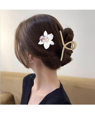 Hawaiian Luau Tropical Flower Crown Set - White Floral Headband, Necklace, Bracelets for Summer Beach Party - Buy Online on GoSupps.com