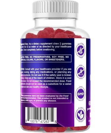 Vitamatic Sugar Free 5-HTP 200mg Gummies with B6 per Serving - 60 Pectin Based Gummes - Buy Online on GoSupps.com