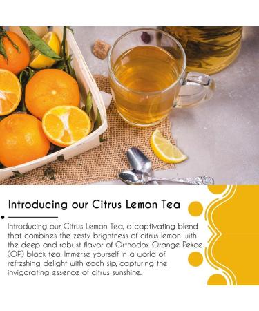 Thames Tea - Premium Flavoured Loose Leaf Fruit & Herbal Tea | Citrus Lemon | Luxury British Tea Offering - Buy Online on GoSupps.com