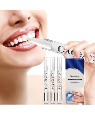 Teeth Whitening Pen, Teeth Whitening, 4 Pens for 70+ Uses, Use Twice a Day for Visibly Whiter Teeth in 1 Week, Effective Painless No Sensitivity Vanilla Mint Flavor