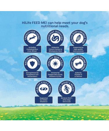 HiLife FEED ME! - Complete Dry Dog Food - Tasty Beef Cheese Vegetables - Soft Moist & Meaty 6kg Single Beef Cheese and Fresh Vegetables 6 kg (Pack of 1) - Buy Online on GoSupps.com