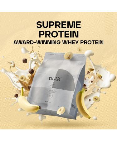 Banana Fudge Whey Protein Powder 1kg - Bulk Packaging | Pack of 1 - Buy Online on GoSupps.com