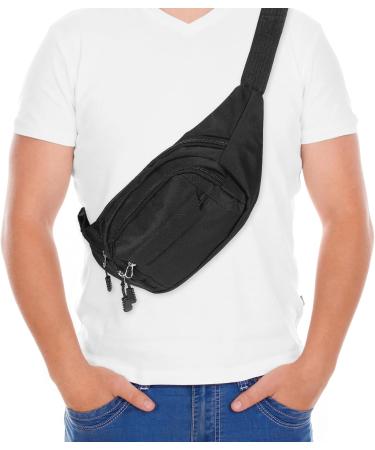 Jostift 2-Piece Waterproof Hip Bag for Men & Women | Adjustable Belt Pocket - Purple & Black | Outdoor Sports Waist Pack - Buy Online on GoSupps.com
