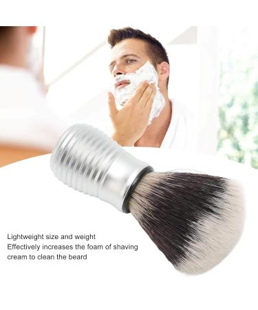 Handmade Shaving Brush for Men | Easy Cleaning & Fast-Drying | Long-Lasting Beard & Hairdressing Brush with Curved Aluminum Handle - Buy Online on GoSupps.com