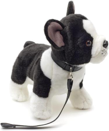 Buy Uni Toys Black & White French Bulldog Plush Toy with Leash 25 cm Cuddly Dog for Kids International Shipping Available - Buy Online on GoSupps.com