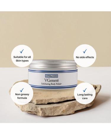 Efoliante Corpo polacco - Naturale Nutriente Viso e Corpo Efoliante | Fornisce Ultra Lenitivo Idratazione | Ripristina Firm & Glowing Skin - 200 ml - Buy Online on GoSupps.com