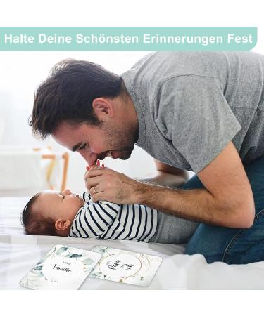 Marveligths 50 Milestone Cards - Perfect Baby Gift for Newborns | Unique Baby Art Cards & Pregnancy Gift Set - Buy Online on GoSupps.com