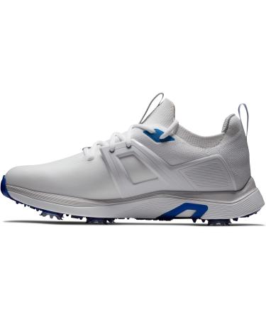 Footjoy Men's Hyperflex Golf Shoes - Size 43 EU - White/Grey | International Shipping Available - Buy Online on GoSupps.com
