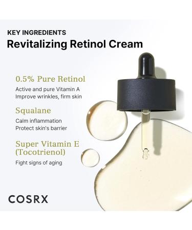 COSRX Retinol 0.5 Oil Anti-aging Serum - Reduce Wrinkles and Fine Lines - Gentle Skin Care - Day and Night Treatment - Cruelty-Free Formula - No Parabens - Buy Online on GoSupps.com
