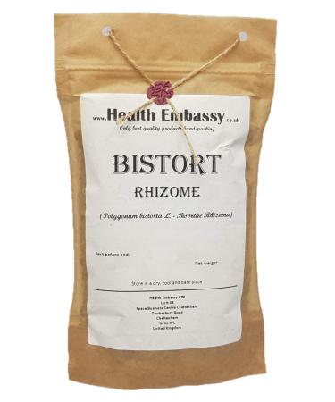 Bistort Rhizome (Polygonum Bistorta - Bisortae Rhizoma) / Renou e Bistorte Rhizome - Health Embassy - 100% Natural (100g)