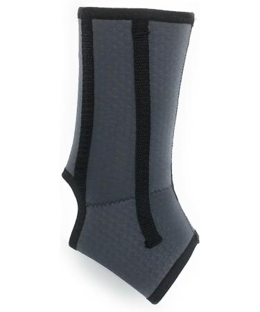 Champion Ankle Brace - Open Heel Flexible Support | Airmesh Fabric Grey Small - Ideal for Worldwide Shipping - Buy Online on GoSupps.com