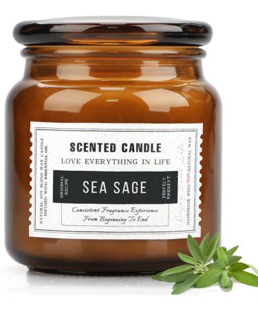 Sage Cleansing House Candle Set - 32oz Long Lasting Aromatherapy Soy Candles for Home - Stress Relief Gifts for Mom & Dad - 2 Pack - Buy Online on GoSupps.com