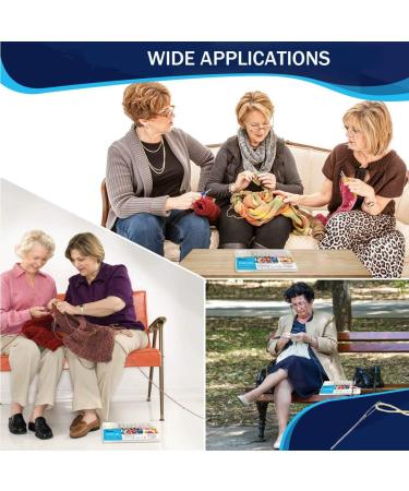 18 PCS Metal Bent Tip Tapestry Needles for Yarn Knitting Crochet - Large Eye Blunt Needles for Sewing and Weaving - Buy Online on GoSupps.com