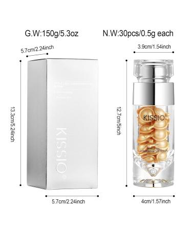 KISSIO Apple Cell Serum - Anti-Aging Hydrating Serum for Fine Lines & Wrinkles 30 Capsules Moisturizer for Night Use Plump & Firm Skin - Buy Online on GoSupps.com