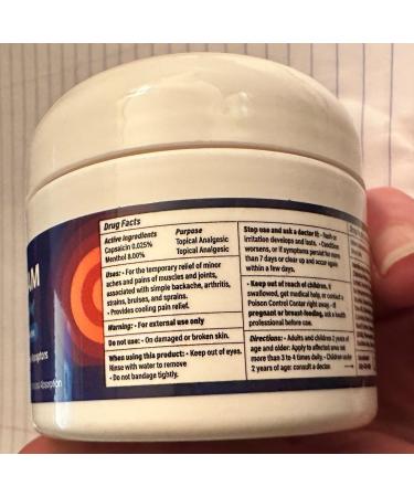 Neuropathy Pain Relief Cream 2oz - Maximum Strength Fast-Acting Nerve Pain Relief for Hands Legs Toes | Natural Ingredients & Liposomal Technology - Buy Online on GoSupps.com