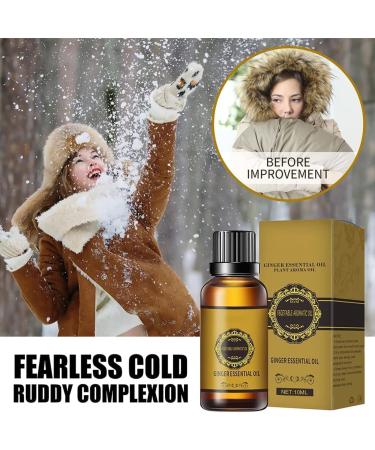 6PCS Belly Drainage Ginger Oil | Slimming Tummy & Lymphatic Drainage Massage | Organic Ginger Essential Oil for Swelling & Pain Relief - Buy Online on GoSupps.com