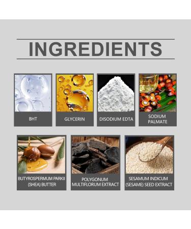 Solid Shampoo Bar Soap For Gray Hair Natural Grey Hair Removal Soap Reverse Grey Hair Bar Shampoo Solid Shampoo Bar Hair Darkening Shampoo Bar With Soap Net (1pc) - Buy Online on GoSupps.com