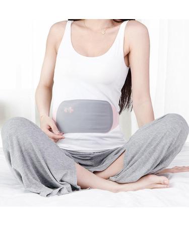 Heating Belt with Vibration Massage & Hot Compress - Pink Solar Operated Warm Belt for Menstruation Relief - Buy Online on GoSupps.com
