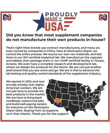 Nootropics Depot N-Acetyl L-Cysteine Capsules 500mg | 60 Count | Supports Liver & Cellular Health | Boosts Glutathione & Oxidation Levels | International Shipping - Buy Online on GoSupps.com