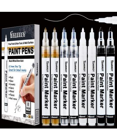 6 Pack Dual Tip Leather Dye Marker Pens Leather Touch up Pen Shoe