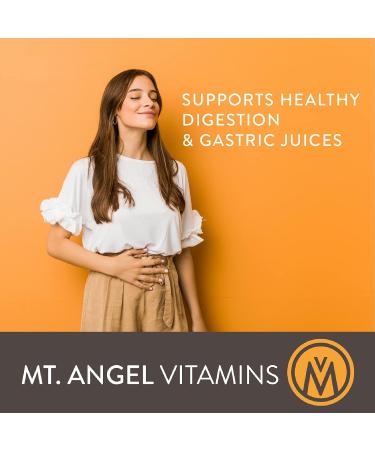 Mt. Angel Vitamins - Hydrochloric Acid Betaine, Supports Healthy Digestion & Gastric Juices (100 Vegetarian Chlorocaps) 100 Count (Pack of 1) - Buy Online on GoSupps.com