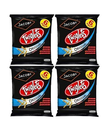 Snack Pack Bundle Containing Jacob's Twiglets Original 24g x 6 per Pack (4 Pack) - Buy Online on GoSupps.com