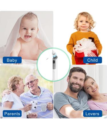 Earwax Vacuum Strong Suction 6 Gear | KDO Ear Wax Remover with Indicator | Safe Silicone Tip | Ear Cleaner Tool for Humans & Pets - Buy Online on GoSupps.com
