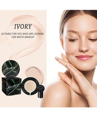 Air Cushion Foundation - 2-in-1 CC & BB Cream for Mature Skin Moisturizing Concealer with Brightening & Long-Lasting Formula for All Skin Types (Ivory) - Buy Online on GoSupps.com