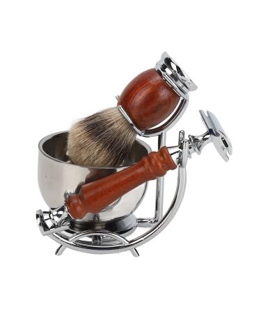 Natudeco men's razor care set manueller bartschneider razor brush knife set shaving sets of razor razor shaving shell shaving brush holder with replacement accessories for men father dad