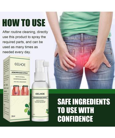 ANRUI 2Pack Herbal Hemorrhoids Spray - Natural Relief for Hemorrhoids (2PCS) - Buy Online on GoSupps.com