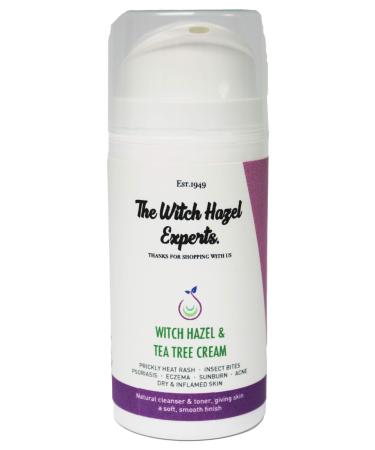 The Witch Hazel Experts | Calamine Tea Tree & Witch Hazel Cream 100g | Joint Pain & Skin Relief