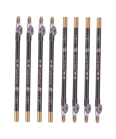 Balacoo 8pcs Pencil Sharpener Eyebrow Pencil Eyebrow Pencil Black Eyebrow Definer Eyebrow Makeup Tool Miss 1 count (Pack of 1) Black