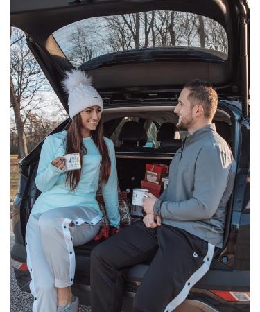 Baleaf Women's Thermal Fleece Long Sleeve Shirt - White, Large | Running Athletic Top with Thumbholes & Zipper Pocket - Buy Online on GoSupps.com