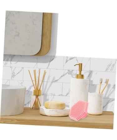 Angoily Silicone Face Brush Facial Brush Silicone Face Exfoliator Facial Cleansing Brush Silicone Skin Care Tools Silicone Face Scrubber Shower Scrubber for Body Silica Gel Scalp Cleanser - Buy Online on GoSupps.com