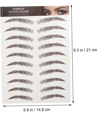 Beavorty 9 Sheets Waterproof Eyebrow Stickers Set Water Proof 6d - Buy Online on GoSupps.com