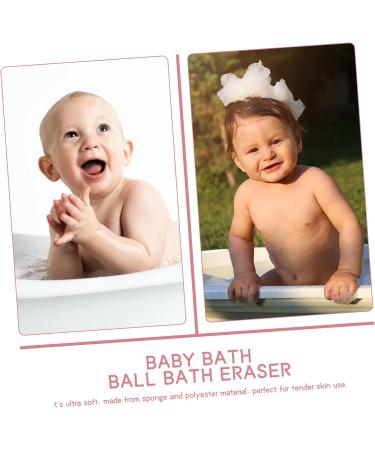 Ipetboom 15 Pcs Bath Ball & Sponge Set - Soft Polyester Bathing Essentials for Toddlers - Buy Online on GoSupps.com