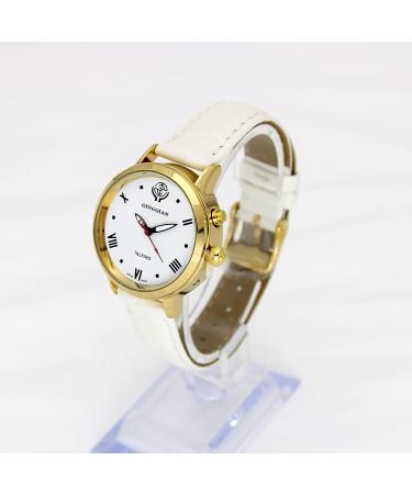 QINGQIAN Talking Watch for Elderly and Visually Impaired - Female Style (White Belt) - Buy Online on GoSupps.com