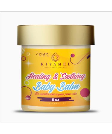 KIYAMEL Healing & Soothing Baby Balm for Sensitive and Eczema Prone Skin| Made with Mango & Shea Butter  Jojoba oil and Vitamin E which gives you a smooth skin and Hydrates & Nourishes Sensitive Skin