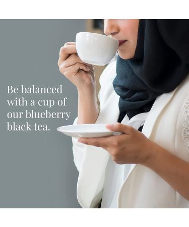 The Republic of Tea Wild Blueberry Black Tea 2.8 oz Tin | 50 Tea Bags - Caffeinated Gourmet Blend | 50 Count Pack - Buy Online on GoSupps.com