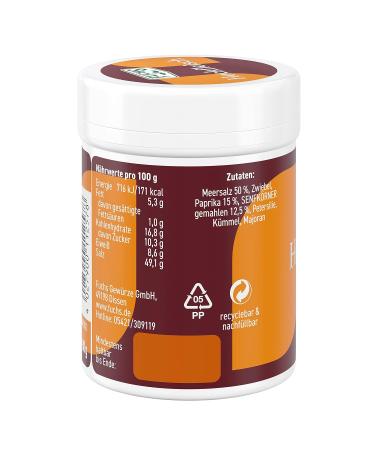 Fuchs Gourmet Selection Classic - Minced Meat Spice Salt for Burgers Meatballs & Vegan Dishes | Refillable 80g Seasoning - Buy Online on GoSupps.com