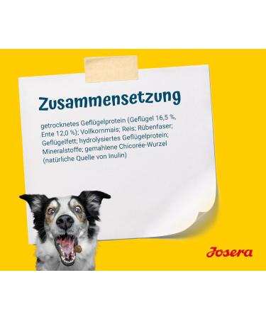 Josera Sensiplus Dog Food (5 x 900g) | Premium Duck Formula for Sensitive Dogs | 4.5 kg Super Premium Dry Dog Food - Buy Online on GoSupps.com