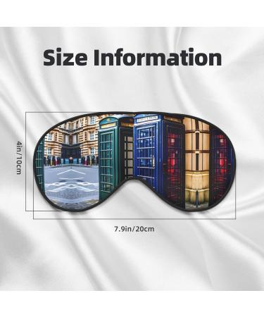British Phone Booth Soft Sleep Eye Mask Female Breathable Eye Patch Perfect for Travel and Relaxation - Buy Online on GoSupps.com