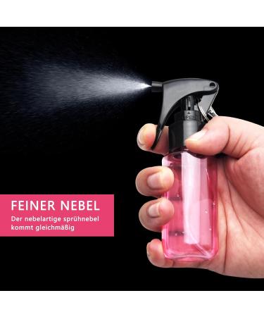Small Spray Bottles Set - 5 Transparent 60ml Travel Size Mini Water & Alcohol Spray Bottles for Hair Flowers & Cleaning - Buy Online on GoSupps.com