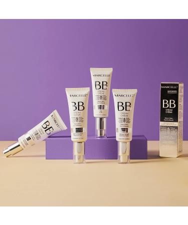 Marcelle BB Cream Beauty Balm Medium 1.6 Fl Oz - Hypoallergenic, Fragrance-Free Makeup for Sensitive Skin - Buy Online on GoSupps.com