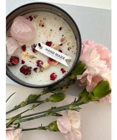 Momslife Love Fragrance Candle - Wild Rose with Gemstones & Rose Quartz | Perfect Gift for Women & Anniversary Decoration - Buy Online on GoSupps.com