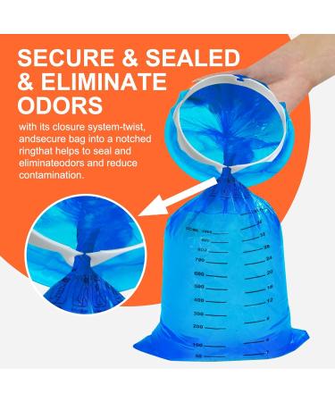 Smilco Barf Bags - 15 Pack Disposable Vomit Bags for Travel Motion Sickness & Car - Emesis Bags for Quick Clean-Up - Buy Online on GoSupps.com