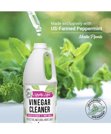 Mighty Mint Vinegar Cleaner - Non-Toxic All-Purpose Cleaner for Household Surfaces | Natural Mint Scent | 32 oz - Eco-Friendly Shipping Worldwide - Buy Online on GoSupps.com
